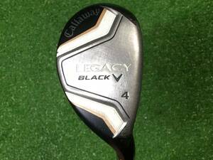 hvc-683 中古　キャロウェイ レガシーブラック/Callaway LEGACY BLACK　ユーティリティ U4 24度　純正カーボン S