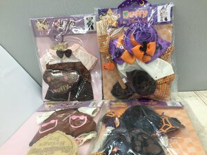 ◇ディズニー TDS ダッフィー シェリーメイ ぬいぐるみコスチューム ハロウィン スウィート 4点 1H69 【80】