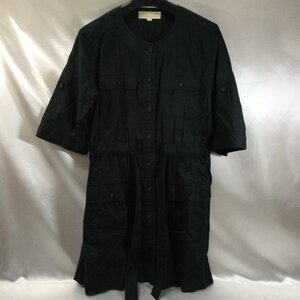 【中古/現状品/TO】MICHAELマイケルコース チュニック トップス 半袖 五分袖 サイズ6 綿100％ ブラック レディース ファッション　MZ0918