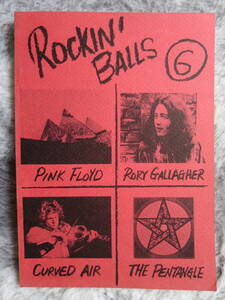 【Rocki’ Balls】1977年1月10日発行、Pink Floyd、Rory Gallagher、Curved Air、Pentangle 