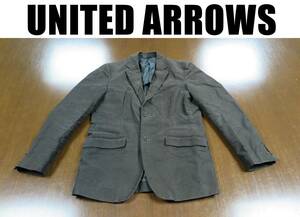 UNITED ARROWS ユナイテッドアローズテーラードジャケット/ブラウン/Ｍサイズ/厚手