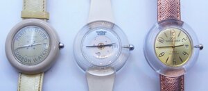 POP 昭和レトロ★ボンボンウォッチ bonbon watch 3本まとめて☆動作品☆K0308612