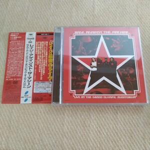 レイジ・アゲインスト・ザ・マシーン CD+DVD/LIVE AT THE GRAND OLYMPIC AUDITORIUM/日本盤 国内盤/RAGE AGAINST THE MACHINE