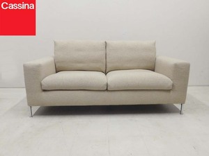 正規品 美品■Cassina ixc カッシーナ■BOX SOFA ボックスソファ 2Pワイドソファ ピエロ リッソーニ W180cm