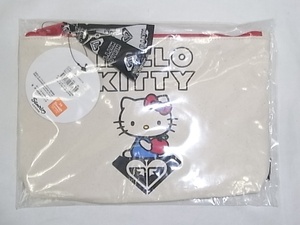 ラス1絶版送料込み!!超大人気!!正規新品未使用品 ROXY HELLOW KITTY POUCH /OWT/ ロキシー ハローキティ ポーチ / オフホワイト