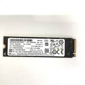 S60617152 SK hynix NVMe 512GB SSD 1点【中古動作品】