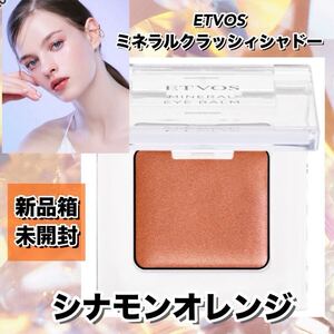 【新品箱未開封】ETVOS エトヴォス　ミネラルアイバーム #シナモンオレンジ