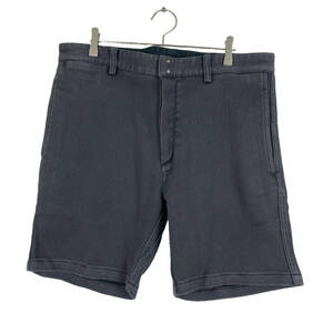 VISVIM (ビスビム) 0115105008019 PASTORAL SHORTS (DMGD DOBBY) 15SS (navy)