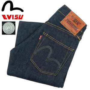 【B2819】【新品同様】EVISU エヴィス デニムパンツ ボトム セルビッチ 赤耳 Lot2000T サイズ28×32