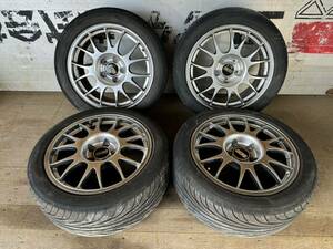 BBS RE014 PCD120 18×8.5J ET47 BBS用 ディープリム 4本セット 18インチ KB1 ホンダ レジェンド BM 5x120 / 18インチタイヤホイールセット