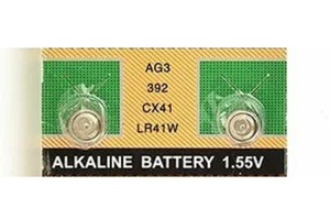 ◆送料無料 ボタン電池 ２個 ＬＲ４１(192， RW87， V3GA， L736， GP192， G3A)／1.55V 