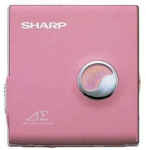 SHARP　シャープ　MD-DS30-P　ピンク　1ビットデジタルアンプ搭載　ポータ (中古品)