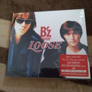 新品 未開封 写真集付 CD B’z LOOSE ルーズ ねがい LOVE PHANTOM BAD COMMUNICATION 000-18収録 ビーズ 稲葉浩志 松本孝弘