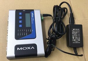 2310147★MOXA NPort 6450 産業用シリアルデバイスサーバ　ACアダプター付き