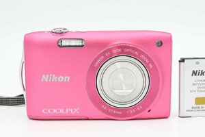 【訳アリ良品】Nikon ニコン デジタルカメラ COOLPIX S3300 ストロベリーピンク S3300PK #LE2024641