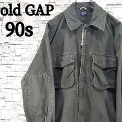 ☆希少☆OLD GAP 90s オールドギャップ ミリタリージャケット 紺タグ