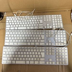 （D-10）Apple 有線キーボード A1243 /キーボード3個セット