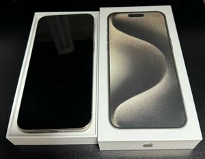 美品 iPhone 15 Pro Max 256GB ナチュラルチタニウム Apple 送料無料