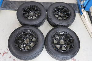 ☆美品☆265/65R17☆ハイラックス、プラド等に☆GUN125☆アルミホイール＆スタッドレスセット☆2022年製＜G＞