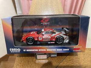 1/43 EBBR SUPER GT 2005 MOTUL PITWORK Z シルバー/レッド