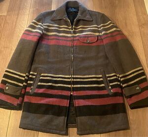 グレピン超SPECIAL 50s ROCKABILLY WOOL JACKET ピン黒　GERALD SAMPTER ロカビリー　ボーダーパターン　(検　30s 40s 60s ヴィンテージ)