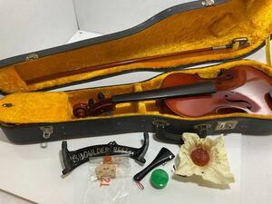 SUZUKI スズキ VIOLIN NO.220 STRADIVARIUS COPY バイオリン 1974年製 本体 ハードケース　弓付き　動作未確認　現状渡し