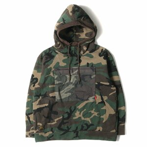 WTAPS ダブルタップス パーカー サイズ:S ウッドランドカモ ミリタリー スウェット パーカー UDT HOODED 迷彩 トップス フーデッド