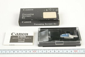 ※ 新品未使用 Canon キヤノン フォーカシングスクリーン EC-H 目盛入りレーザーマット 箱 説明書付 3556