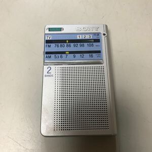 K516/SONY ワイドFM対応 FM/AMポケットラジオ ICF-T46