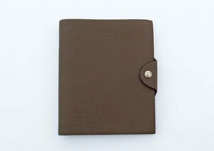 ☆◇美品【HERMES エルメス】ユリスPM 手帳カバー エトゥープ