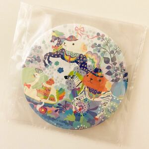 【カピバラさん×ホラグチカヨ】 非売品 キュルッとショップ オリジナル缶ミラー ノベルティ with Kayo Horaguchi