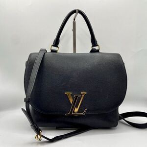 ◎極美品◎ LOUIS VUITTON ルイヴィトン ヴォルタ ハンドバッグ ショルダーバッグ 2WAY レザー M53771 ブラック 黒 ICチップ RFID 認証済み