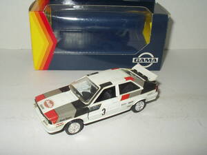 Gama Made in W.Germany Audi Quattro #3 / 西ドイツ製ガマ ミニ アウディ クアトロ ( 1:43 )