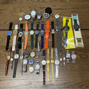 腕時計/懐中時計/CITIZEN/シチズン/XC/LONGINES/ロンジン/CYMA/TAGHEUER/CASIO/カシオ/Swatch/ビンテージ/まとめ売り【現状品】