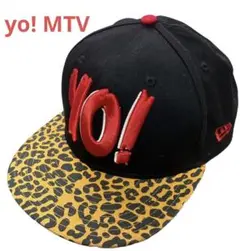 new era yo! MTV ヒョウ柄 バイザー キャップ【希少color】