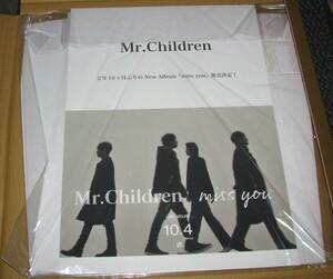 Mr.Children ミスチル 未開封 組み立て式 告知 販促 立看板 看板 POP miss you 桜井和寿