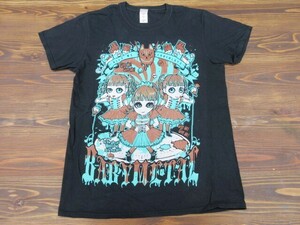 M BABYMETAL 2014 ギミチョコ Ｔシャツ 海外会場版（ベビーメタル ツアー Ｔシャツ バンドＴシャツ ロック メタル