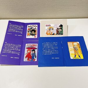 【TOA6112】少年ジャンプ テレホンカード 50度 4枚まとめ ドラゴンボール トキメカ るろうに剣心 NARUTO テレカ アニメ 集英社 鳥山明