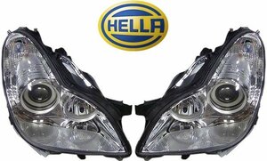 【M’s】 W219 C219 ベンツ AMG CLSクラス (2005y-2011y) HELLA バイキセノン ヘッドライト 左右 セット 純正OEM 2198203161 2198203261