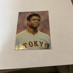 1986カルビープロ野球チップスカード 巨人 クロマティ選手