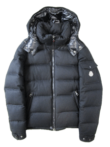 (D) 国内正規品 MONCLER モンクレール MONTGENEVRE ウール ダウンジャケット 1 ブラック