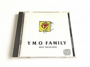 CD「決定版 YMOファミリー ベスト・セレクション」86年盤/32XA-54/シーナ＆ロケッツ/坂本龍一/高橋幸宏/細野晴臣/サンディー＆サンセッツ