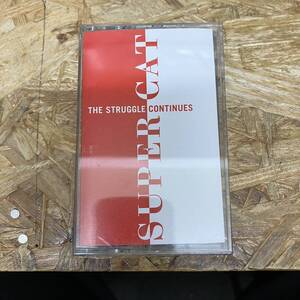 シHIPHOP,R&B SUPER CAT - THE STRUGGLE CONTINUES アルバム,名作! TAPE 中古品