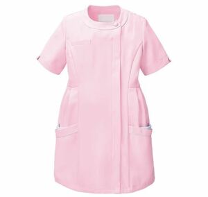 ★ 新品 Mサイズ 日本製 パイピング使い マタニティ ノーカラージャケット ユニフォーム 制服 ★ アンフェミエナース服 白衣