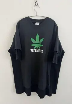 VETEMENTS 20ss 希少 マリファナ プリント Tシャツ