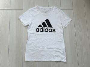 ★アディダス adidas デカロゴ 半袖Tシャツ OTサイズ レディース★