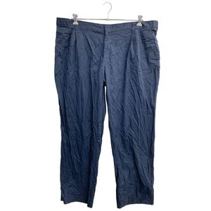 Dickies ワークパンツ W44 ディッキーズ ビッグサイズ タック ネイビー 古着卸 アメリカ仕入 2404-466