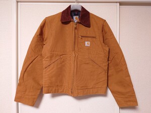 【S】超美品 USA製 Carhartt デトロイトジャケット ブラウンダック カーハート Detroit jacket