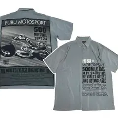 VINTAGE90s FUBU Motosport S/S SHIRTS 2XL