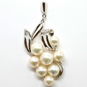 テリ抜群!!美品!!MIKIMOTO(ミキモト)《アコヤ本真珠ペンダントトップ》O 3.7g jewelry pearl pendant silver ジュエリー DA0/DF7